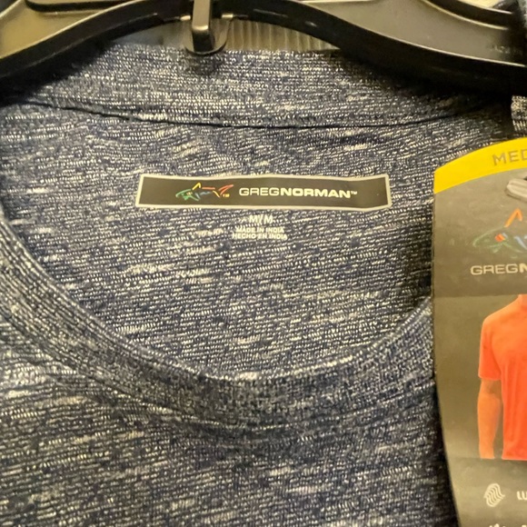 Greg norman Mens t shirt medium luxury cotton blend new with tags - Picture 2 of 6